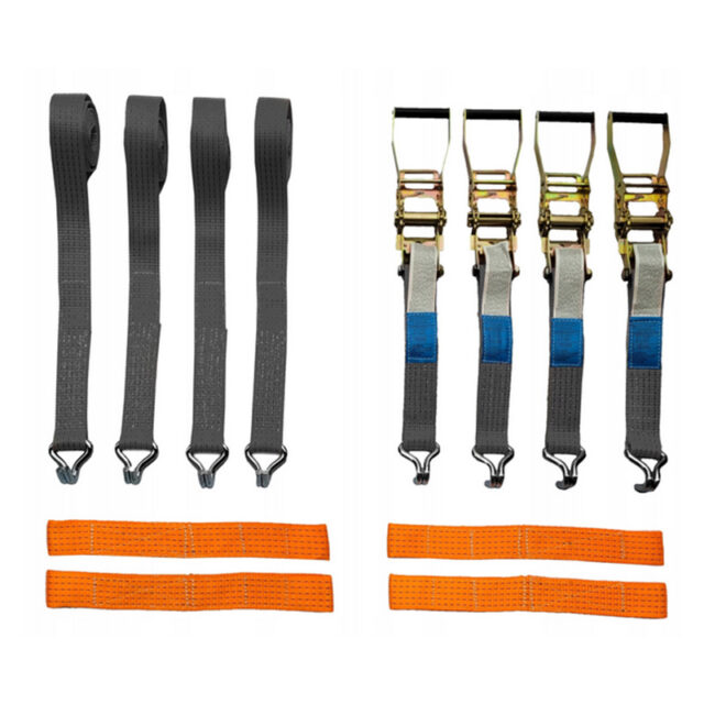 2PKT - Dwupalczaste - Szelka - Czarny (szelka pomarańczowa)