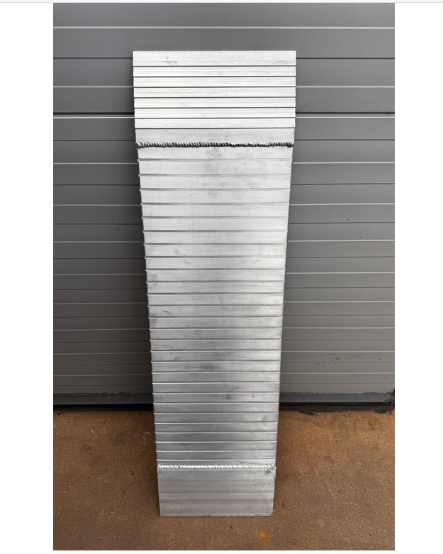 2 X Trap Przejazd Podjazd Przedłużka Aluminiowa Rampa Dokładka Najazdu do Lawety / Autolawety 110cm x 33cm 2200Kg Typ A+A - obrazek 3