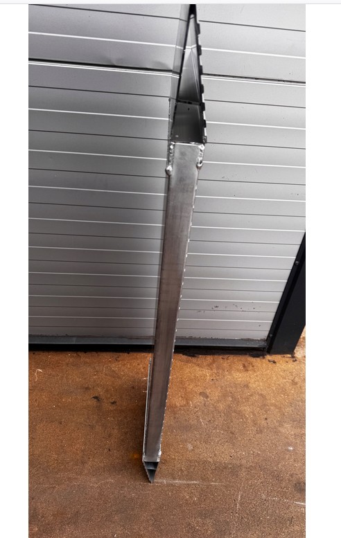 2 X Trap Przejazd Podjazd Przedłużka Aluminiowa Rampa Dokładka Najazdu do Lawety / Autolawety 110cm x 33cm 2200Kg Typ A+A - obrazek 5