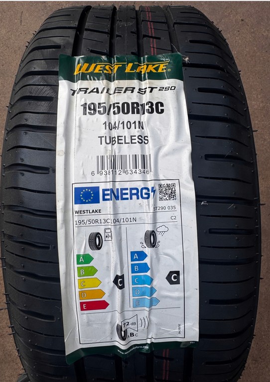 Koło Do Lawety Przyczepy Felga 5x112 ET30 6J - Opona Westlake ST290 104/101N 195/50R13C 195/50R13C 195/50/13 195/50/13C R13C 13C - obrazek 3